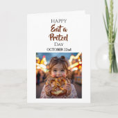 Carte Eat a Pretzel Day | October 22nd  (Devant)