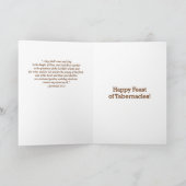 Carte Eat, Drink & Be Holy Feast of Tabernacles Card (Intérieur)