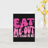 Carte Eat Me Out Don’t Stress Me Out Apparel (Fleur jaune)