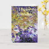 CARTE EAU (Fleur jaune)