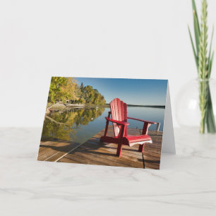 Carte Eau Adirondack Chaise au lac