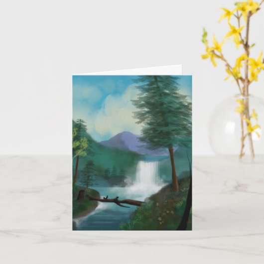 Carte Eau cachée (Fleur jaune)