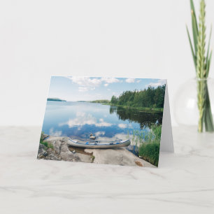 Carte Eau Canot sur le lac Suède