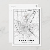 Carte Eau Claire (Devant / Derrière)
