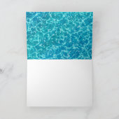 Carte Eau de mer bleue avec étincelles (Intérieur)