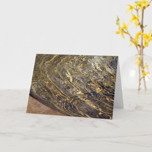Carte Eau fontaine d'or 2 (Fleur jaune)