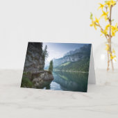 Carte Eau | Lac Gosau Salzkammergut Autriche (Fleur jaune)