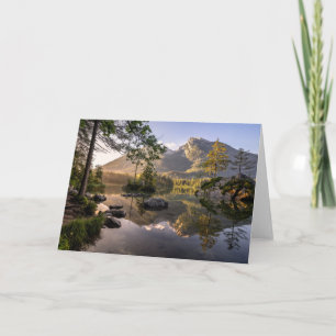Carte Eau Lac Hintersee Berchtesgaden Allemagne