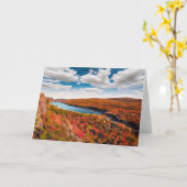 Carte Eau | Porcupine Mountains Michigan (Fleur jaune)