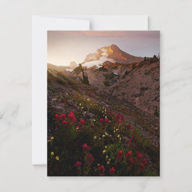 Carte Eau Sunset de Mountain Valley (Devant)