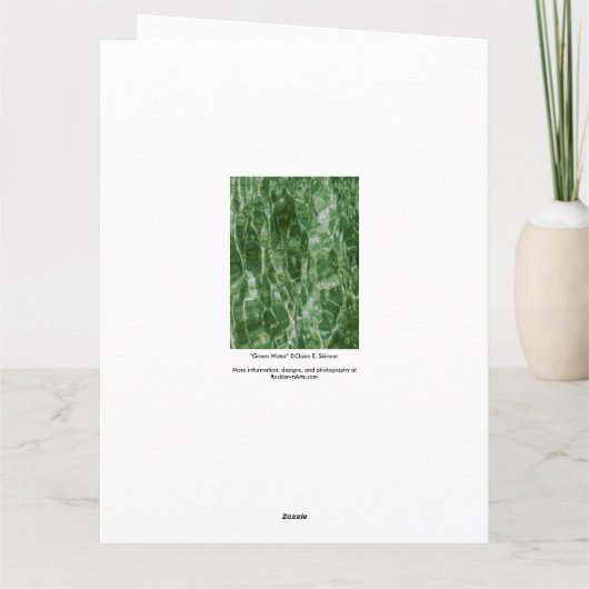 Carte Eau verte (Dos)