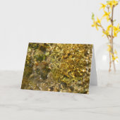 Carte Eaux de la rivière Kaweah Nature Abstraite (Fleur jaune)