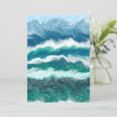 Carte Eaux turquoise (Debout devant)