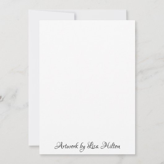 Carte Eaux turquoise (Dos)