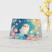 Carte Ébats de loutre dans un étang de fleurs (Fleur jaune)