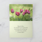 Carte Ecclésiaste 3:11, Bible Verse Fête des Mères Tulip (Intérieur)