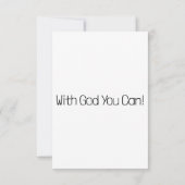 Carte Ecclésiaste 4:9 KJV Bible Écriture Salutation (Dos)