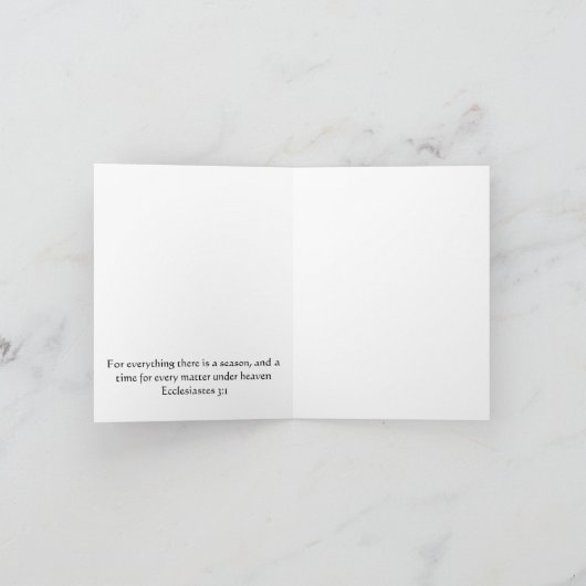 Carte Ecclesiastes 3:1  (Intérieur)