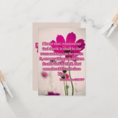 Carte Ecclesiastes 3:14 KJV Bible Verse Pic Greeting (Devant/Arrière en situation)