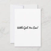 Carte Ecclesiates 3:1 KJV Bible Verse Flat Salutation (Dos)