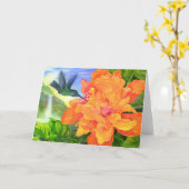 Carte Échange de l'amour (Fleur jaune)