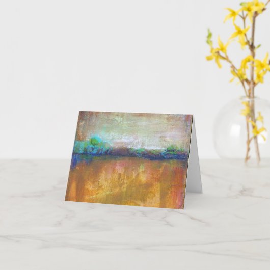 Carte Échantillon 1 de couleur (Fleur jaune)