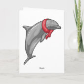 Carte Écharpe dauphin (Dos)