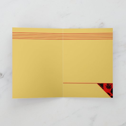 Carte Écharpe rouge (Intérieur)