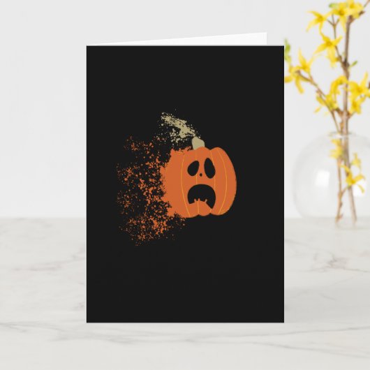 Carte échec du citrouille (Fleur jaune)