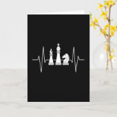 Carte Échecs - Chess Heartbeat (Fleur jaune)