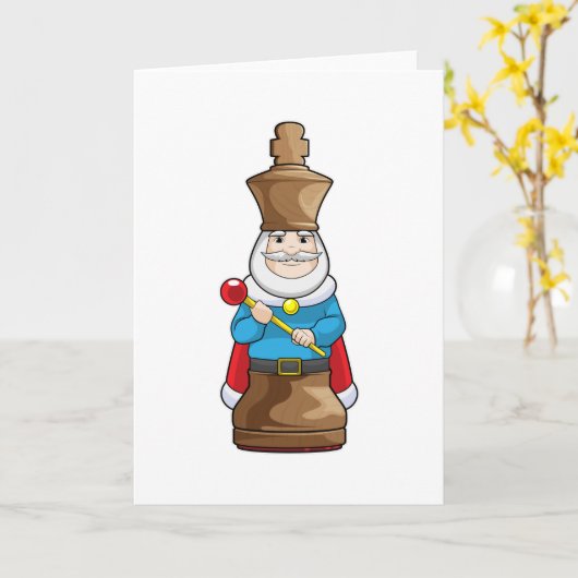 Carte Échecs King Chess (Fleur jaune)