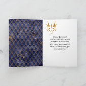 Carte Échelles de Dragon Bleu Faux Paillettes Joyeux Ann (Intérieur)