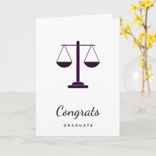 Carte Échelles de services juridiques symbole de graduat