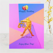 Carte (Échelles) Libra Birthday /23 septembre - 22 octob (Fleur jaune)