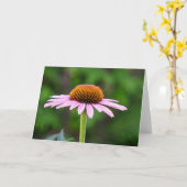 Carte Échinacées (Fleur jaune)