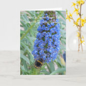 Carte Echium Personnalisé 65e anniversaire de Mariage (Fleur jaune)