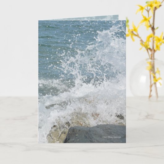 Carte Éclaboussure (Fleur jaune)