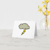 Carte Éclair (Fleur jaune)