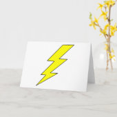 Carte Éclair (Fleur jaune)