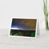 Carte Éclair dans le paysage du ciel (Devant)