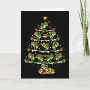 Carte Éclairage de Noël Santa Byss Fish Arbre de Noël Tr