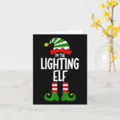 Carte Éclairage Elf Lighting Designer Xmas Correspondanc (Fleur jaune)