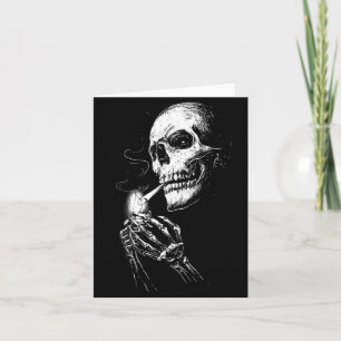 Carte Éclairage squelette grossier fumée