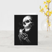 Carte Éclairage squelette grossier fumée (Fleur jaune)