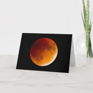 Carte Éclipse de Lune Lune de Sang Mendota Heights