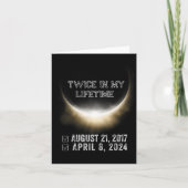 Carte Éclipse Solaire 2024 Deux Fois Dans Mon Écli Solai (Devant)