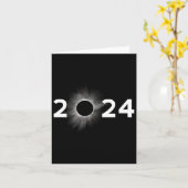 Carte Éclipse solaire 2024 Éclipse simple Total (Fleur jaune)