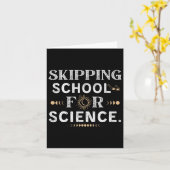 Carte Eclipse solaire de l'école de saut 2024 Totalit ét (Fleur jaune)