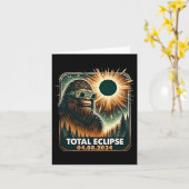 Carte Éclipse solaire totale (Fleur jaune)