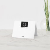 Carte Éclipse solaire totale 8 avril 2024 (Dos)